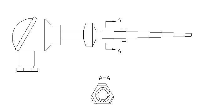 套管热电偶结构形式