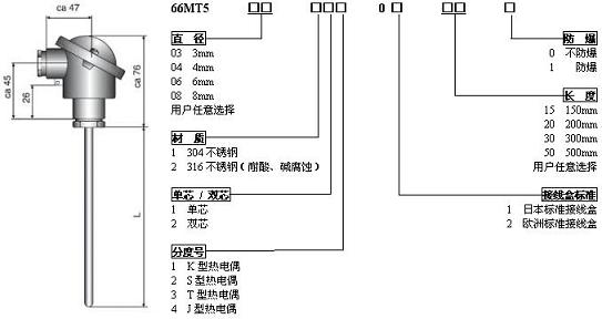 热电偶传感器选型表